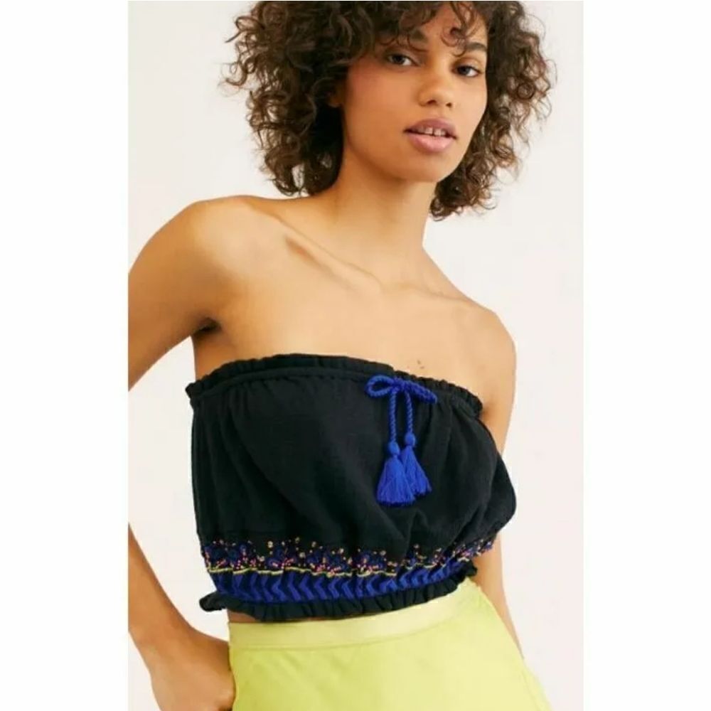 Free People Beaded Tube Top
